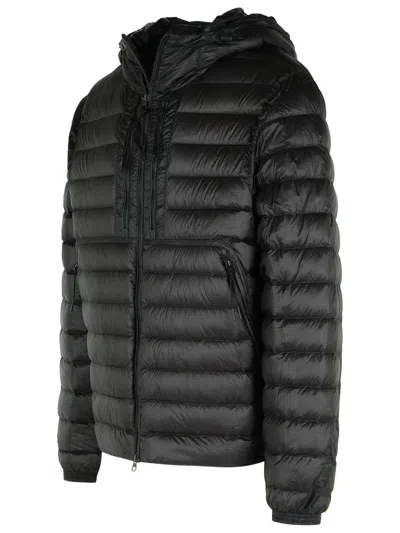 C.p. Company C. P. Company `d. D. Shell Goggle` Padded Jacket In Black