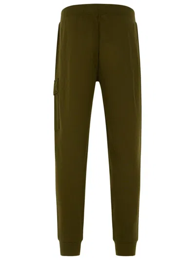 C.p. Company Utility Jogger Pants Featuring Cargo Pocket In Green