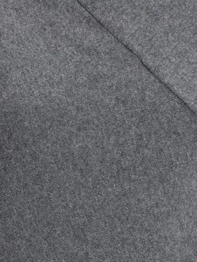 Tom Ford Wrap Collar Cashmere Blend Sweater In Gray