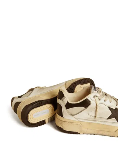 Golden Goose Forty2 Leather Upper Heel And Spur Suede Toe Rubber Star In Multi