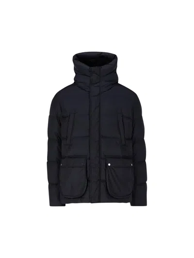 Herno Bomber Jacket In Nylon Chamonix In Black