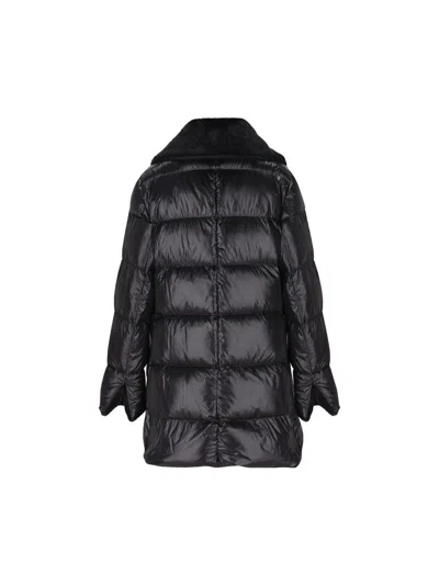 Herno Padded Zip-up Down Jacket In Black