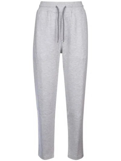 Brunello Cucinelli Light Grey Cotton Blend Sweatpants