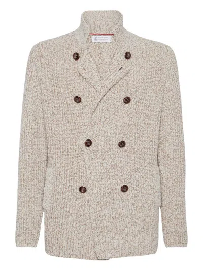 Brunello Cucinelli Cardigan With Metal Buttons