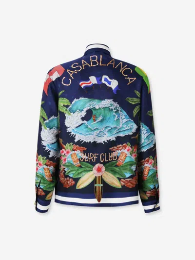 Casablanca Silk Shirts Re-edit Printed Silk Shirt