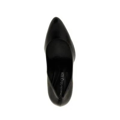 Alexander Mcqueen Armadillo Leather Pumps Women In Animal Print