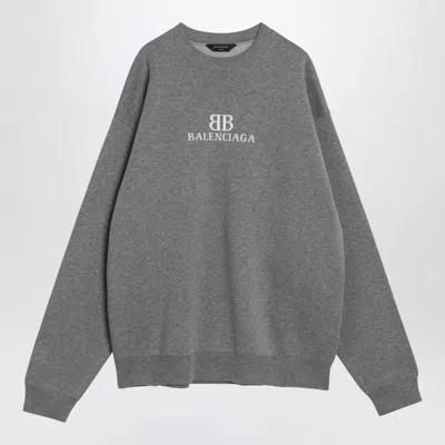 Balenciaga Crewneck Sweater 818422t3368 1380 In Gray