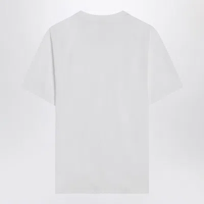 Ami Alexandre Mattiussi Ami Paris Ami Paris De Coeur Cotton T-shirt In White