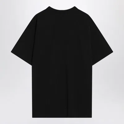 Givenchy Black Cotton T-shirt With Logo In Black