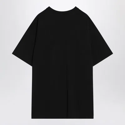 Givenchy Black Cotton T-shirt With Logo In Black