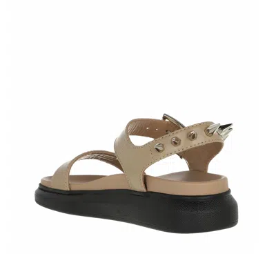 Alexander Mcqueen Spikes Leather Sandals Women