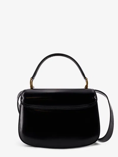 Ami Alexandre Mattiussi Ami Paris Women Leather Shoulder Bag With Monogram Logo