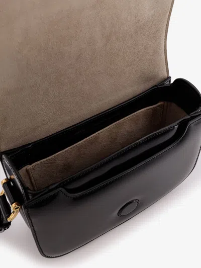 Ami Alexandre Mattiussi Ami Paris Women Leather Shoulder Bag With Logo Monogram