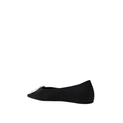 Amina Muaddi Camelia Ballet Fl In Black
