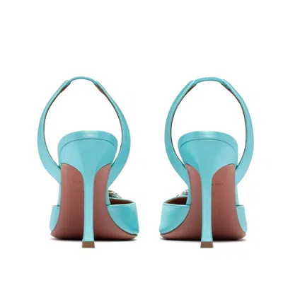 Amina Muaddi Camelia Slingback Pumps In Multi