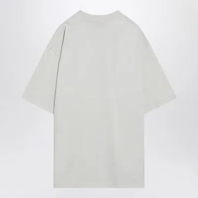 Balenciaga Bb Logo Oversized Distressed T-shirt In White