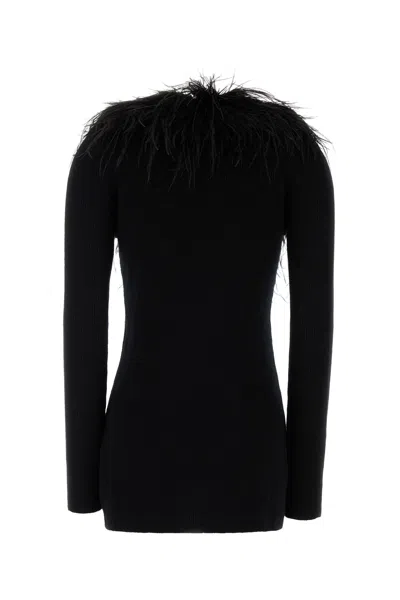 Blumarine Cardigan In Lana Nera Donna In Black