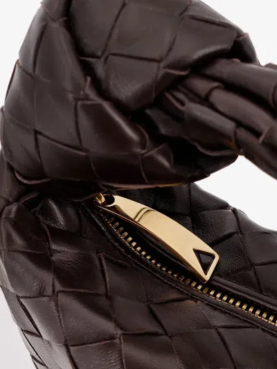 Bottega Veneta Women Mini Jodie Leather Handbag With Intrecciato Motif
