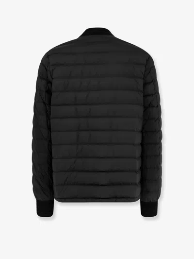 Burberry Dalham Down Jacket With Ekd Patch In Black