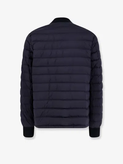 Burberry Dalham Down Jacket With Ekd Patch In Black