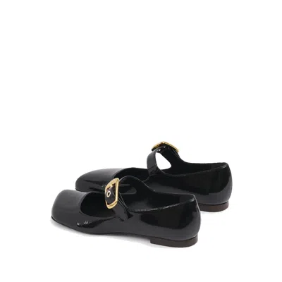 Chloé Polly Mary-jane Ballet Flats In Patent Leather In Multi