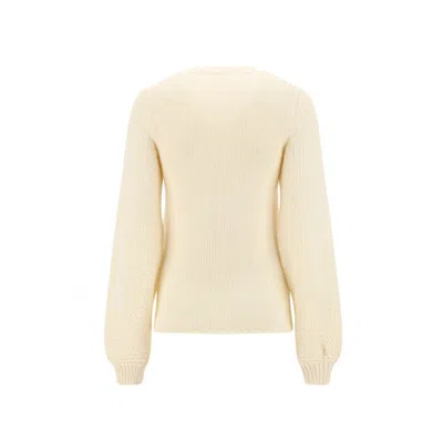Chloé Ribbed Wool And Cashmere-blend Turtleneck Sweater In Neutral
