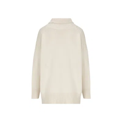 Chloé Chloe Cashmere Turtleneck Sweater Women In Neutral