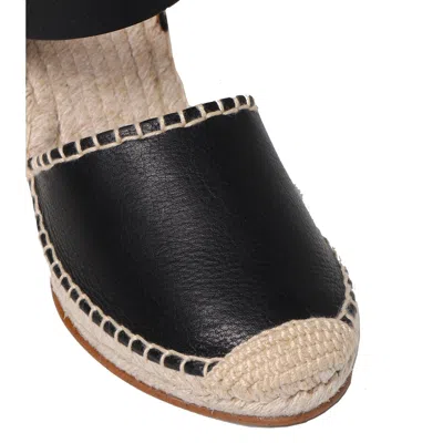 Chloé Lucinda Leather Wedge Espadrille Sandals In Multi