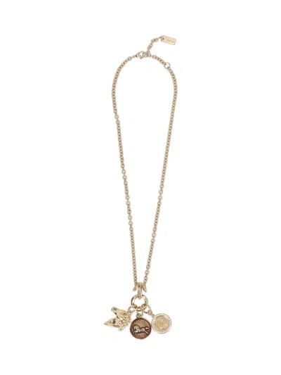 Chloé Necklace With Horse Head Pendant In Gold