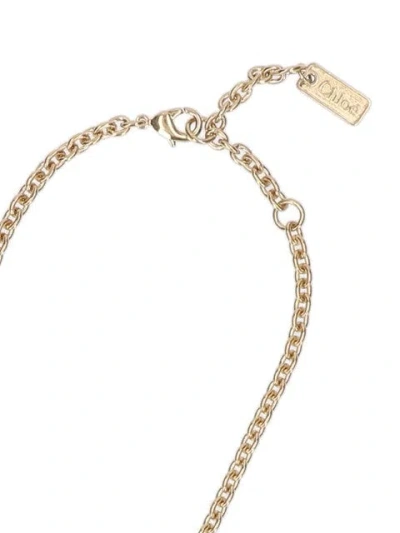 Chloé Necklace With Horse Head Pendant In Gold