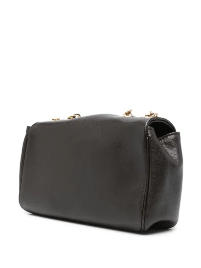 Chloé Chloe Black Leather Heritage Shoulder Bag