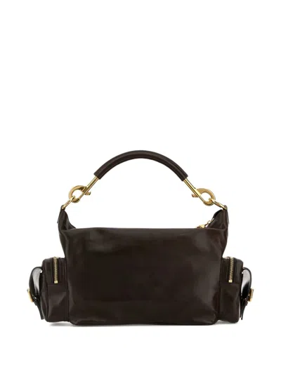 Chloé Chloe Chocolate Leather Camera Bag Handbag