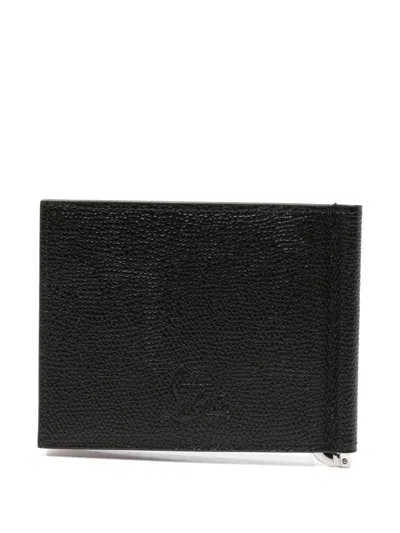 Christian Louboutin Mooncrest Calfskin Bifold Wallet With Money Clip