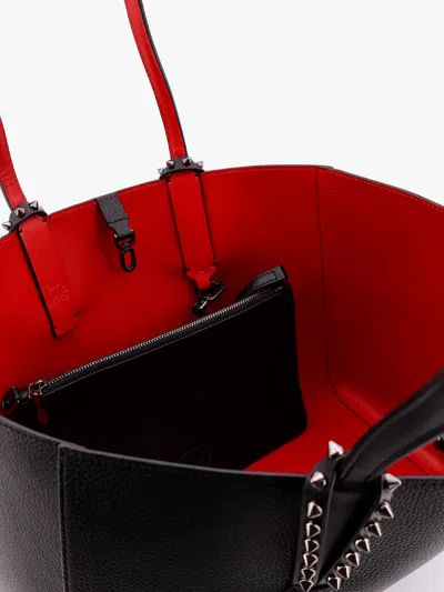Christian Louboutin Cabata Shoulder Bag In Leather With Studs Detail On The Front