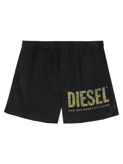 Diesel Rio-41-utlt Boxer Swimsuit In Black