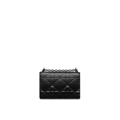 Dior Caro Patent And Matte Shoulder Bag Women