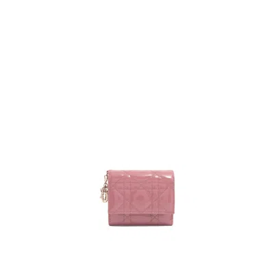 Dior Lotus Leather Wallet Women