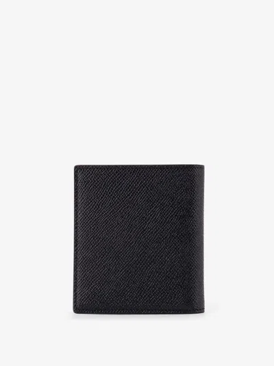 Dolce & Gabbana Leather Bifold Wallet In Black