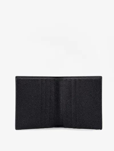 Dolce & Gabbana Leather Bifold Wallet In Black