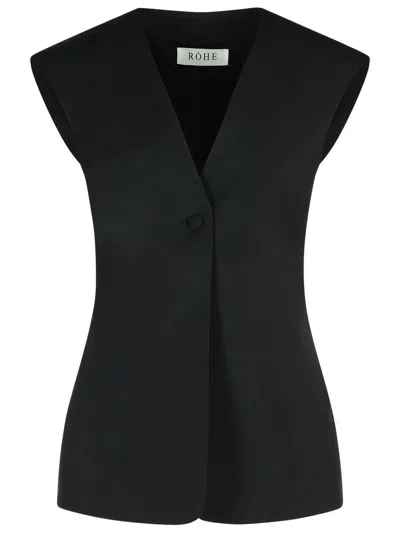 Rohe Róhe Sleeveless Blouse In Black