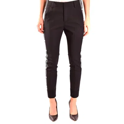 Dsquared2 Classic Wool Trousers Women In Black