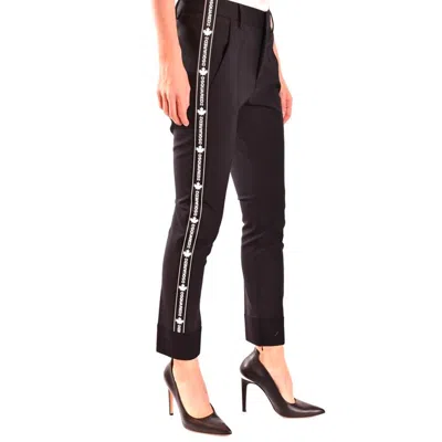 Dsquared2 Classic Wool Trousers Women In Black