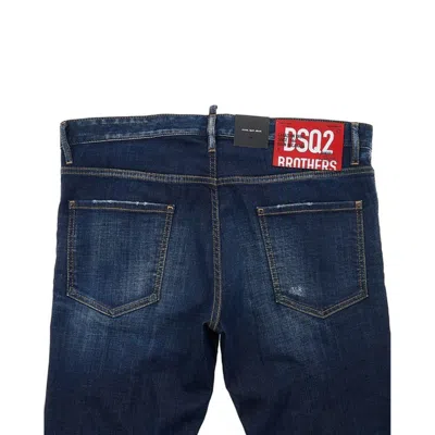 Dsquared2 Cotton Denim Jeans Women In Blue