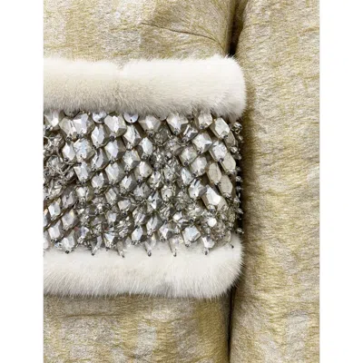 Dsquared2 Crystal Embellished Coat Women In Neutral