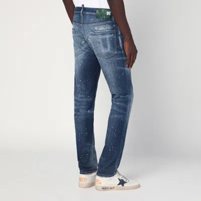 Dsquared2 Medium Galaxy Wash Cool Guy Jeans In Faded Blue Men In Blue