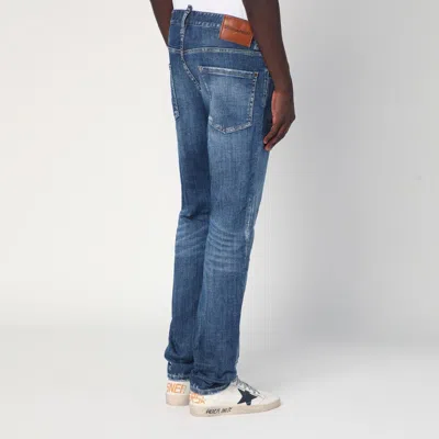 Dsquared2 Medium Perfecto Wash Cool Guy Jeans In Faded Blue In Blue