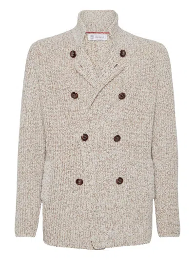 Brunello Cucinelli Cardigan With Metal Buttons