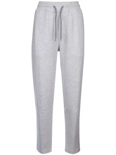 Brunello Cucinelli Light Grey Cotton Blend Sweatpants