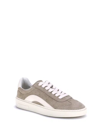 Dsquared2 Urban Edge Suede Sneakers In Neutral