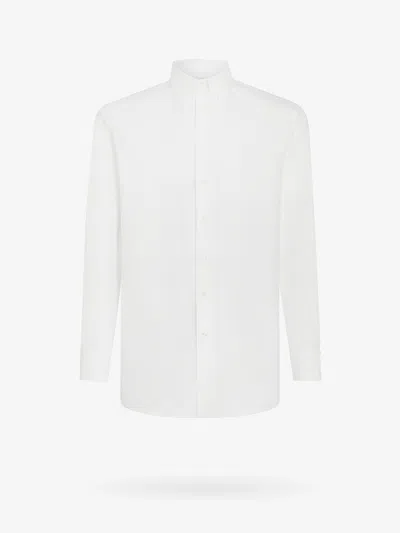 Etro Plain Cotton Shirt In White